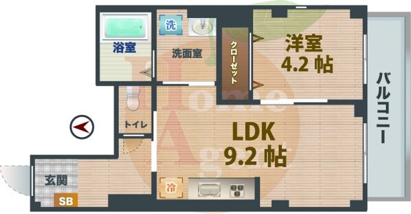 井荻駅 徒歩4分 1階の物件間取画像